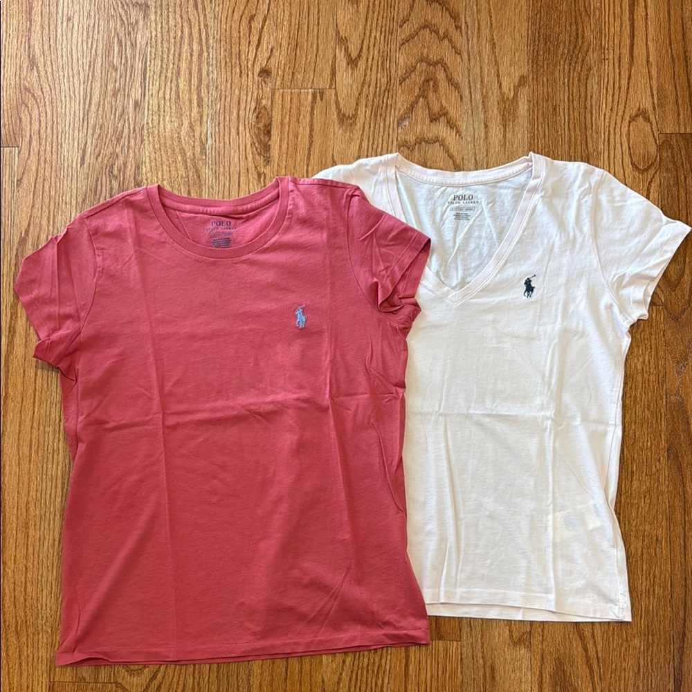 Ralph Lauren Pink and light pink T-Shirts